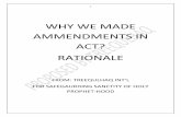 WHY WE MADE AMMENDMENTS IN ACT? RATIONALE · Harbi31, Ahle-Kitab like christians, jews31 or Non Ahle-Kitab, or atheist, infidel or polytheist like hindu, sikh or parsi or qaudiani