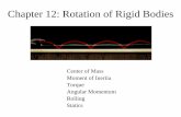 Chapter 12: Rotation of Rigid Bodies - Santa Rosa …lwillia2/40/40ch12_s14.pdf · Chapter 12: Rotation of Rigid Bodies ... The Center of Mass Translates as if it were a point particle