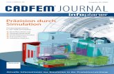 Ausgabe 01 | 2012 JOURNAL · Ausgabe 01 | 2012 JOURNAL Fertigungsprozesse in der FEM-Simulation Metallbearbeitung Spritzgussbauteile Umformkomponenten Galvanoformen Induktionshärten