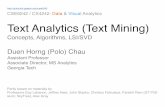 CX4242: Data & Visual Analytics Text Analytics (Text …poloclub.gatech.edu/cse6242/2018spring/slides/CSE6242-820-Text... · • Medical reports (EHR - electronic health records)