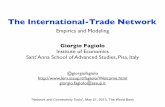 The International-Trade Network - World Banksiteresources.worldbank.org/INTRANETTRADE/Resources/Internal... · The International-Trade Network (ITN) Why Networks of International