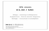 35 mm ELM / ME · 35 mm ELM / ME Bilaga – matning & eldiagramm ... Instructions – Bedienungsanleitung ... Fyll på olja ge-
