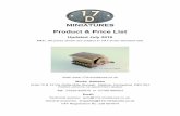 Product & Price List - 17D Miniatures · Product & Price List Updated July 2018 VAT: All prices shown are subject to VAT at the standard rate Web: Works Address Units 12 & 13 Via