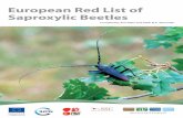 European Red List of Saproxylic Beetlesec.europa.eu/.../redlist/downloads/European_saproxylic_beetles.pdf · saproxylic beetle fauna in Europe, ... Hyvärinen Esko Istrate Petru Jansson