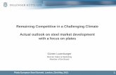 Remaining Competitive in a Challenging Climate … · Remaining Competitive in a Challenging Climate Actual outlook on steel market development ... Industrieproduktion und Welthandel