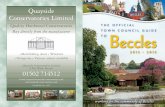 2013 - 2015 - Beccles · working for the community of Beccles THE OFFICIAL TOWN COUNCIL GUIDE TO Beccles 2013 - 2015 Quayside Conservatories Limited Quality Hardwood Conservatories