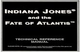 INDIANA JONES and the FATE of ATLANTIS - … · INDIANA JONES and the FATE of ATLANTIS Reference Card Getting Started First, make backup copies of all disks and put the originals