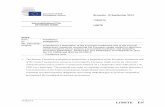 Council of the Brussels, 19 September 2014 ... · 13383/14 1 LIMITE EN Council of the European Union Brussels, 19 September 2014 Interinstitutional File: 2013/0309 (COD) 13383/14
