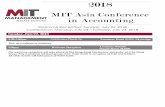 MIT Asia Conference in Accountingmitsloan.mit.edu/events/asia-conference-in-accounting/pdf/MIT_ACA... · Suraj Srinivasan; Harvard University Shivaram Rajgopal; Columbia University