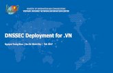 DNSSEC deployment on .vn - APRICOT 2017 · MINISTRY OF INFORMATION AND COMUNICATIONS VIETNAM INTERNET NETWORK INFORMATION CENTER . Overview ... Training 3. ... (KSK, ZSK) o Key rollover