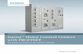 usa.siemens.com/mcc tiastar Motor Control Centers … · tiastar™ Motor Control Centers with PROFINET ... (6) Programmable limits ... 306-14 SIE MCC with Profinet Brochure_8.5x11.indd