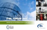 ITML FORUM 2015 - ITML ist nun Teil von itelligence€¦ · Direktlieferung in der Lohnbearbeitung ... die SAP-Nachrichtenausgabe gesteuert werden (z. B. auch Bestellungen, Lieferschein,