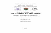JOURNAL OF MARITIME TRANSPORT AND ENGINEERING · JOURNAL OF MARITIME TRANSPORT AND ENGINEERING Volume 1, No 1 ISSN 2255-758X 2012. 2 EDITORIAL BOARD: ... conditions required to capitalize