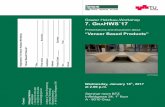 Grazer Holzbau-Workshop 7. G HWS´17 - tugraz.at · “Veneer Based Products” 1400 - 1410 G. Schickhofer Welcome and introductory words 1410 - 1430 M. Grabner Current research on