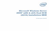 Microsoft Windows Server 2008* (x86 & x64) Dual .Microsoft Windows Server 2008* (x86 & x64) Dual