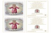 Prayer to the Divino Niño in Difficult Times · Prayer to the Divino Niño in Difficult Times Divine Child Jesus, In my difficulties: help me From the enemies of my soul: save me