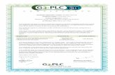 PICS related to performance (1/2) - g3-plc.com · PLC TM logo as laid down in the G3-PLC logo license agreement. This certificate does not imply assessment of the production. This