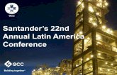 Santander’s 22nd Annual Latin America Conference - …€¦ · 3 66 80 144 178 3Q16 3Q17 9M16 9M17 +21% +24% 229 279 562 687 3Q16 3Q17 9M16 9M17 +22% +22% Solid 3Q17 results Sales