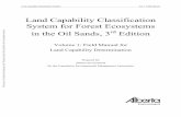Land Capability Classification System for Forest Ecosystems · Land Capability Classification System for Forest ... Field Manual CEMA Third ... Field Manual Land Capability Classification