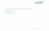 Intel® Solid State Drive Toolbox - … · Intel® Solid State Drive Toolbox April 2018 Release Notes 325993-039US 5 Date Software Version Description September 2017 3.4.7 This revision