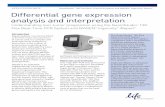 APPLICATION NOTE Differential gene expression analysis and ... · APPLICATION NOTE QuantStudio™ 12K Flex Real-Time PCR System and QIAGEN® Ingenuity® iReport™ Differential gene