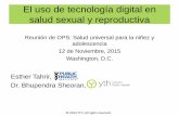 El uso de tecnología digital en salud sexual y reproductiva … Tahrir- El Uso... · © 2014 YTH. All rights reserved. El uso de tecnología digital en salud sexual y reproductiva