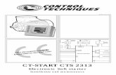 CT-START CTS 2313 - controltech.com.tr iss1.pdf · CT-START CTS 2313 Electronic Soft starter Installation and maintenance Réf. 2803 - 4.33 / b - 03.98 forwarded to the end user This