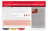 2014 - 20-first - building gender balanced businesses20-first.com/wp-content/uploads/Scorecard_ConsumerGoods2015.pdf · Every year, the 20-first Global Gender Balance Scorecard looks