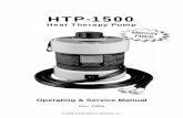 HTP-1500 Manual Rev 1-13-06 - Hallowell · Rev. P905 Intended Use The HTP-1500 Heat Therapy Pump is intended for use in situations where a physician determines localized heat therapy
