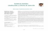 Cerámicas dentales: clasificación y criterios de selección · clasificación y criterios de selección Dental ceramics: Classification and selection criteria RCOE, 2007, Vol. 12,