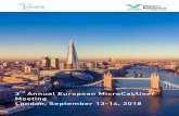 rd Annual European MicroCal User Meeting London, … · Led by Adrian Velazquez-Campoy (Zaragoza University), Niek Buurma (Cardiff University) & Eva Munoz (Santiago de Compostela