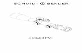 S&B 3-20x50PMII MTC LT Manual - EuroOptic.com · info@schmidt-bender.de • 4.3 Using the illumination control The illuminated reticle is designed to help identifying the correct