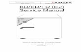 BD/ED/FD (E2) Service Manual State: 01/2002 …frankshospitalworkshop.com/.../Binder_BD-ED-FD_-_Service_manual.pdf · BD/ED/FD (E2) Service Manual State: 01/2002 Created: 06/2002