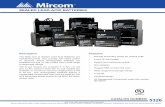 SEALED LEAD-ACID BATTERIES - Mircom€¦ · SEALED LEAD-ACID BATTERIES Mircom reserves the right to make changes at any time without notice in prices, colours, materials, components,
