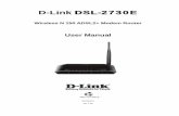 D-Link DSL-2730E - global.dlink.com.sgglobal.dlink.com.sg/site_support/DSL-2730E/Manual/DSL-2730E_T1... · D-Link DSL-2730E . Wireless N 150 ADSL2+ Modem Router . User Manual . RECYCLABLE.