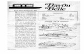 plans-for-everything.complans-for-everything.com/downloads/boats/boat_bayoubelle.pdf · Craft Print Project No. 364 AYOU BELLE is a 25' scow that can be built as a sports utility,