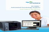 XS- ,+++ i AutomatedHematologyAnalyzer · physician reports that are easy-to-read with numeric and visual depictions. ... Insight TM Insight isaweb-basedInterlaboratory QualityAssessmentProgram(IQAP)