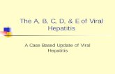 The A, B, C, D, & E of Viral Hepatitis · Infectious” A “ Serum” Viral hepatitis. Enterically. transmitted. Parenterally. transmitted. F, G, TTV? other. E NANB B D C Viral Hepatitis