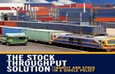 THE STOCK THROUGHPUT SOLUTION - Willis · THE STOCK THROUGHPUT SOLUTION TRANSIT AND STOCK IN A SINGLE POLICY. WHAT IS IT? An “All Risks” Marine Cargo policy, suited to retailers,