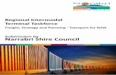 Regional Intermodal Terminal Taskforce - Narrabri Development... · While the Intermodal Terminal Narrabri Shire are highly efficient and cost effective operations, their in performance