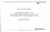 Proceedings WATERSHED '96 A Nationcd Conference … · A Nationcd Conference on Watershed Management June 8-12, 1996 Baltimore, Maryland UB/TIB Hannover 89 116 009 705 ... Walid M.