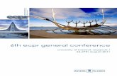 6th ecpr general conference - ECPR Standing Groupsstandinggroups.ecpr.eu/sep/wp-content/uploads/sites/13/2013/09/... · 6th ecpr general conference university of iceland, reykjavik