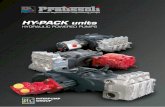 HY-PACK units - Pratissoli Pompe · HY-PACK units HYDRAULIC POWERED PUMPS. 2 ... Mod. Volume L/min Gpm Pressure bar p.s.i. ... KE 30 H 70 18.5 130 1890 1450 70 18.4 180 2610 KE0030I