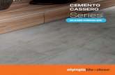 CEMENTO CASSERO Series - Olympia Tile Cassero... · Cemento Cassero Series - Glazed Porcelain BIANCO (White) GRIGIO (Grey) 3 Technical data is supplied by the manufacturer and is