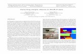 Detecting simple objects in RGB-D datakosecka/GMU-CS-TR-2011-0.pdf · In this paper we present an approach for detection of sim-ple objects in RGB-D data. Object detection in cluttered