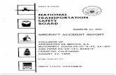 TRANSPOltTATION SAFETY - Collectionslibraryonline.erau.edu/online-full-text/ntsb/aircraft-accident... · TRANSPOltTATION SAFETY WASHINGTON, D.C. 20594 AIRCRAFT ACCIDENT REPORT COLLISION