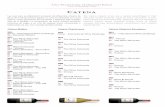 Una Trayectoria de Grandes Exitos - Bodega Catena … fileUna Trayectoria de Grandes Exitos A History of Remarkable Acclaim Catena ... Top 100 91 - Vinous 2008 91 - The Wine Advocate
