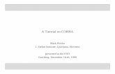 A Tutorial on CORBA - tcsmgr/oowg-forum/Seminars/CORBAtutorial/CORBA...  A Tutorial on CORBA Mark