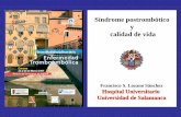 Francisco S. Lozano Sánchez Hospital Universitario ... · Insuficiencia Venosa Varices S. Postrombótico (SPT) Insuf. Venosa Crónica (IVC) TVP No IVC No SPT