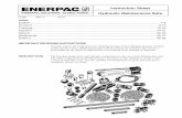Instruction Sheet Hydraulic Maintenance Sets - …literature.enerpac.com/pdf/L2160_c.pdf · Instruction Sheet Hydraulic Maintenance Sets ... Complete loop by securing chain in other